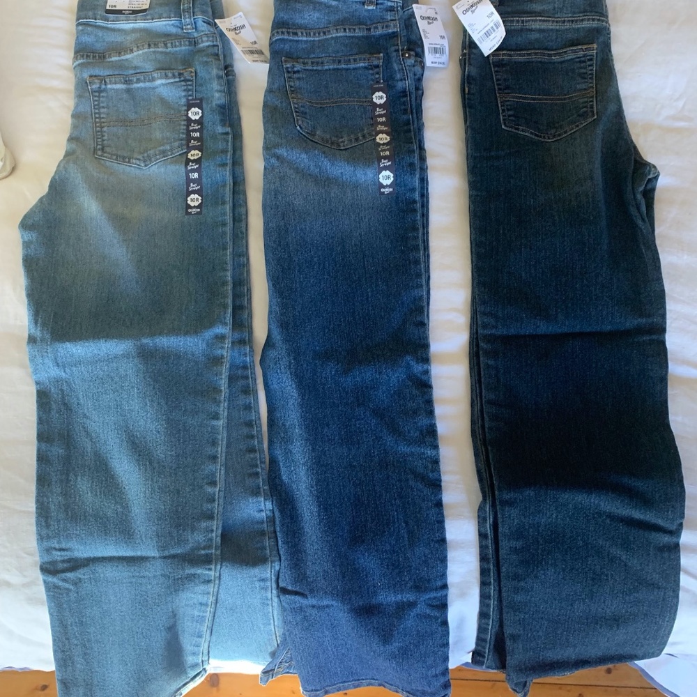 Carter's boys jeans size 10 NWT straight leg